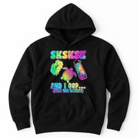 Tie Dye SKSKSK and I OOP Save the Turtles Hoodie
