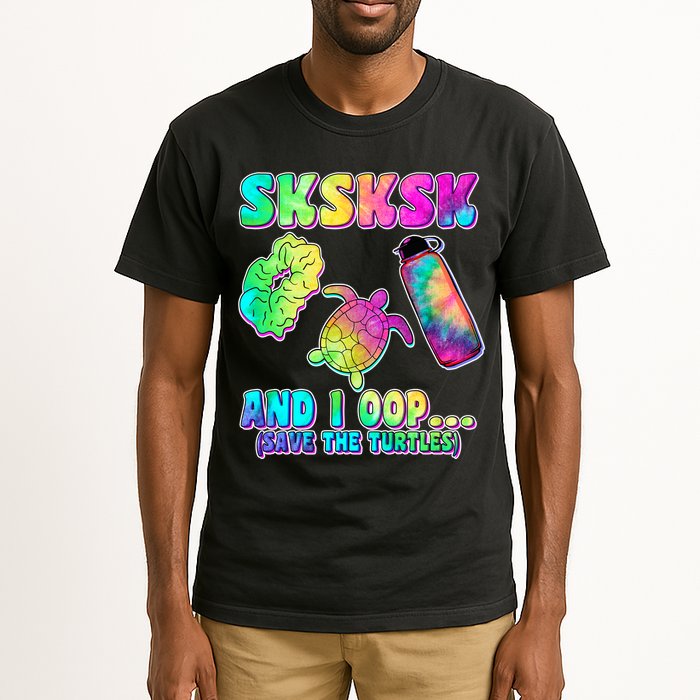 Tie Dye SKSKSK and I OOP Save the Turtles Tall T-Shirt