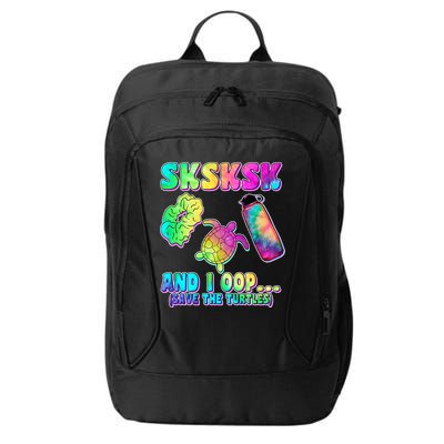Tie Dye SKSKSK and I OOP Save the Turtles City Backpack