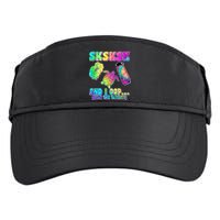 Tie Dye SKSKSK and I OOP Save the Turtles Adult Drive Performance Visor