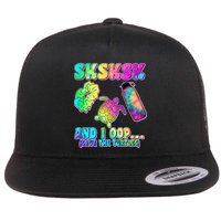 Tie Dye SKSKSK and I OOP Save the Turtles Flatbill Hat