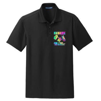 Tie Dye SKSKSK and I OOP Save the Turtles Dry Zone Grid Polo