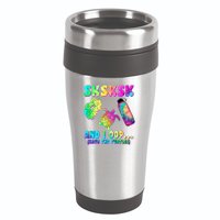 Tie Dye SKSKSK and I OOP Save the Turtles 16oz Travel Tumbler