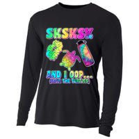 Tie Dye SKSKSK and I OOP Save the Turtles Cooling Performance Long Sleeve Crew