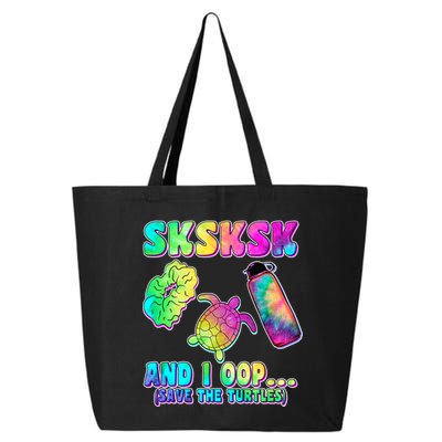 Tie Dye SKSKSK and I OOP Save the Turtles 25L Jumbo Tote