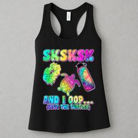 Tie Dye SKSKSK and I OOP Save the Turtles Womens Tank Top