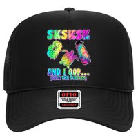 Tie Dye SKSKSK and I OOP Save the Turtles Trucker Hat