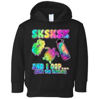 Tie Dye SKSKSK and I OOP Save the Turtles Toddler Hoodie