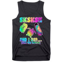 Tie Dye SKSKSK and I OOP Save the Turtles Tank Top