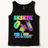 Tie Dye SKSKSK and I OOP Save the Turtles Tank Top