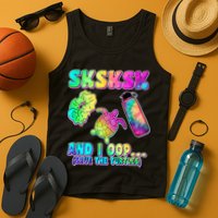 Tie Dye SKSKSK and I OOP Save the Turtles Tank Top