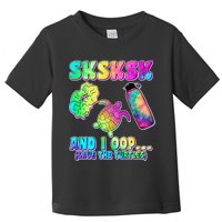 Tie Dye SKSKSK and I OOP Save the Turtles Toddler T-Shirt