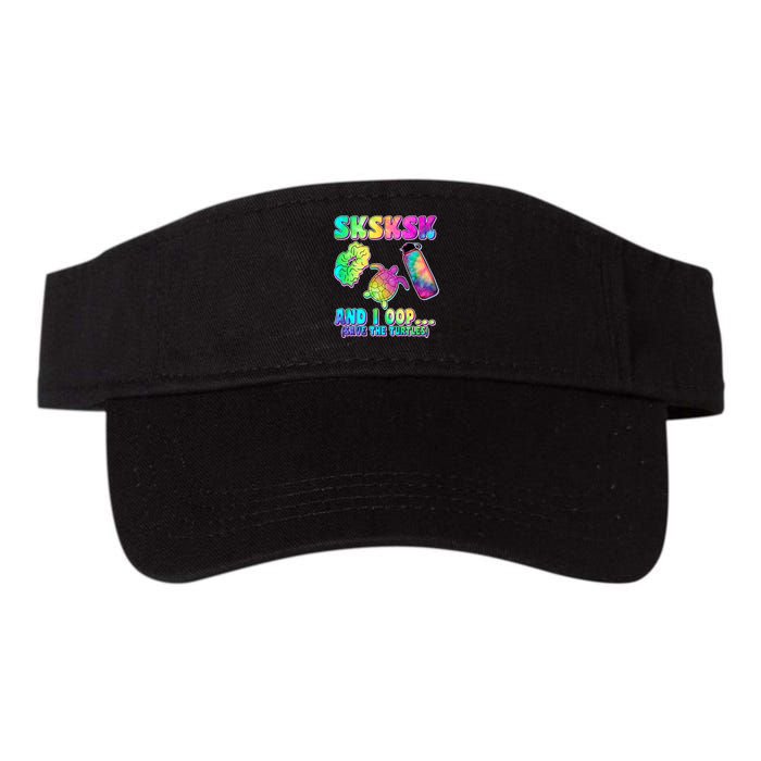 Tie Dye SKSKSK and I OOP Save the Turtles Visor
