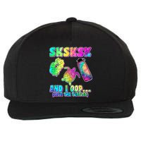 Tie Dye SKSKSK and I OOP Save the Turtles Wool Snapback Cap