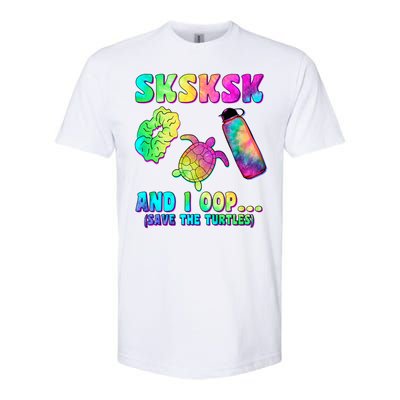 Tie Dye SKSKSK and I OOP Save the Turtles Softstyle® CVC T-Shirt