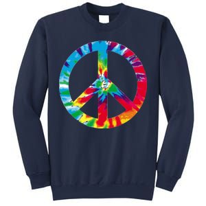 Tie Dye World Peace Sign Sweatshirt