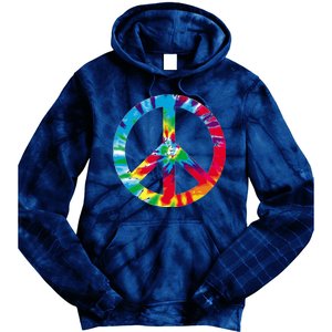 Tie Dye World Peace Sign Tie Dye Hoodie