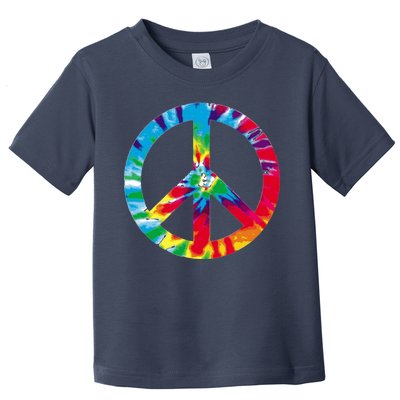 Tie Dye World Peace Sign Toddler T-Shirt