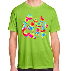 Tie Dyed Love Sign Logo Adult ChromaSoft Performance T-Shirt