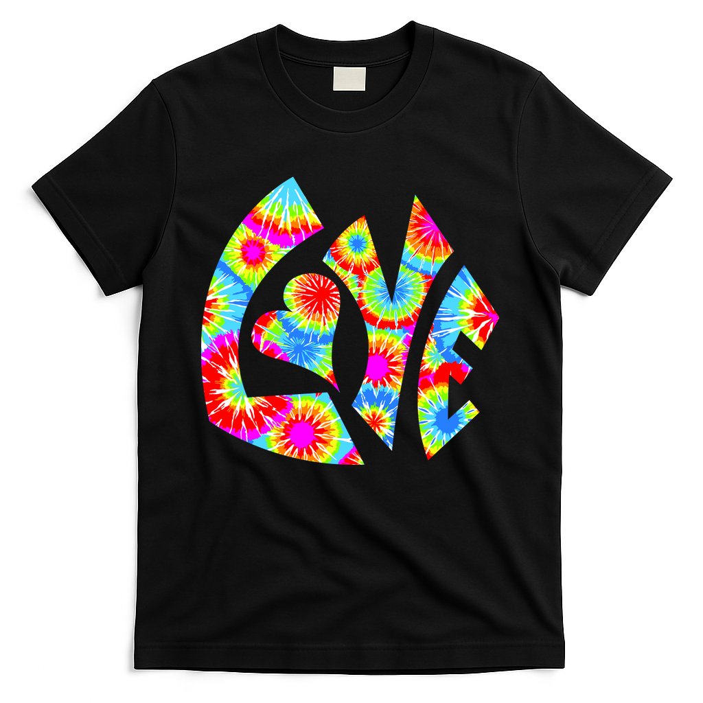 Tie Dyed Love Sign Logo T-Shirt