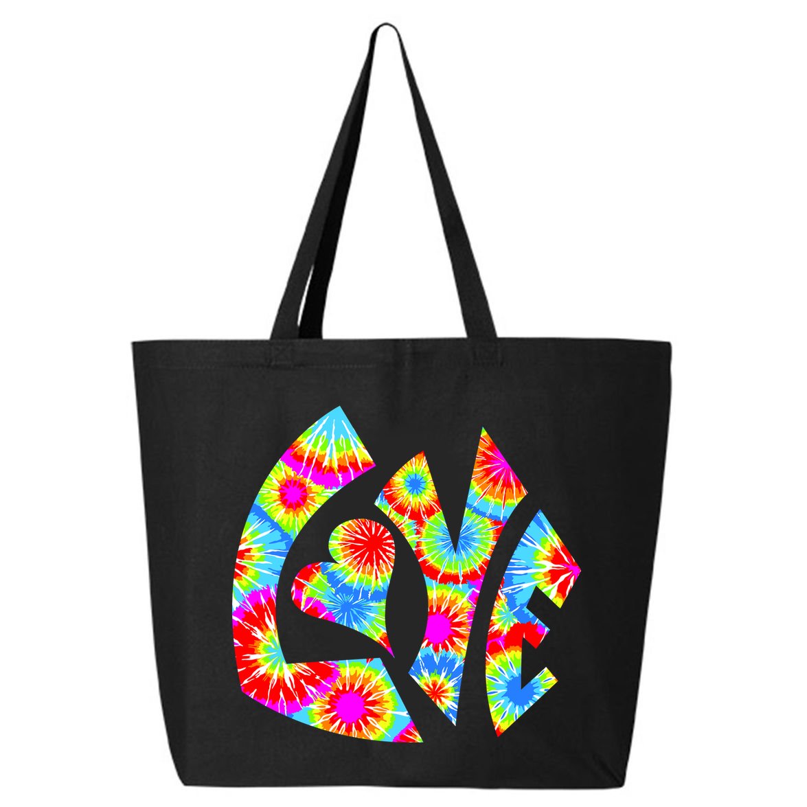 Tie Dyed Love Sign Logo 25L Jumbo Tote