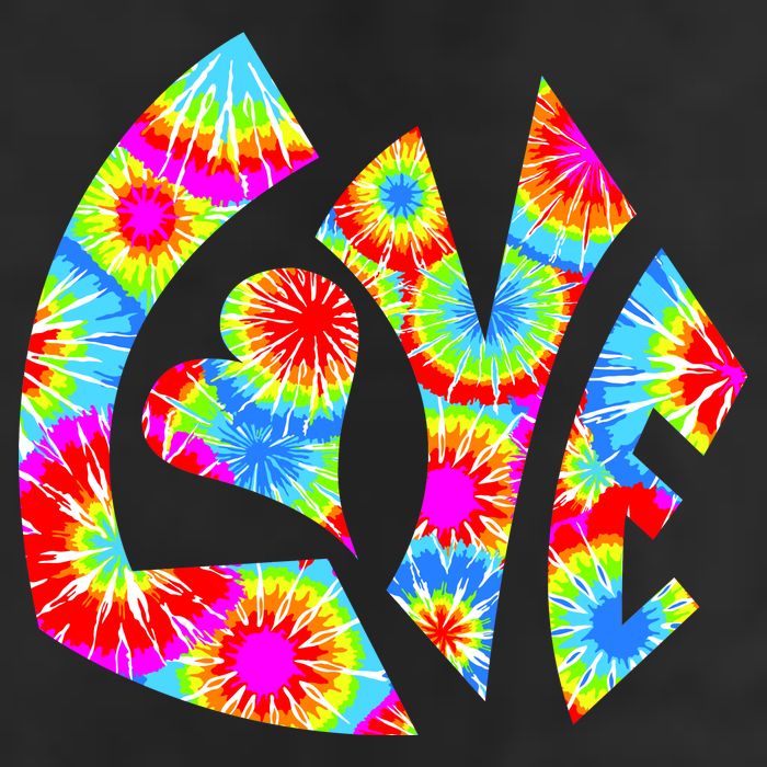 Tie Dyed Love Sign Logo 25L Jumbo Tote