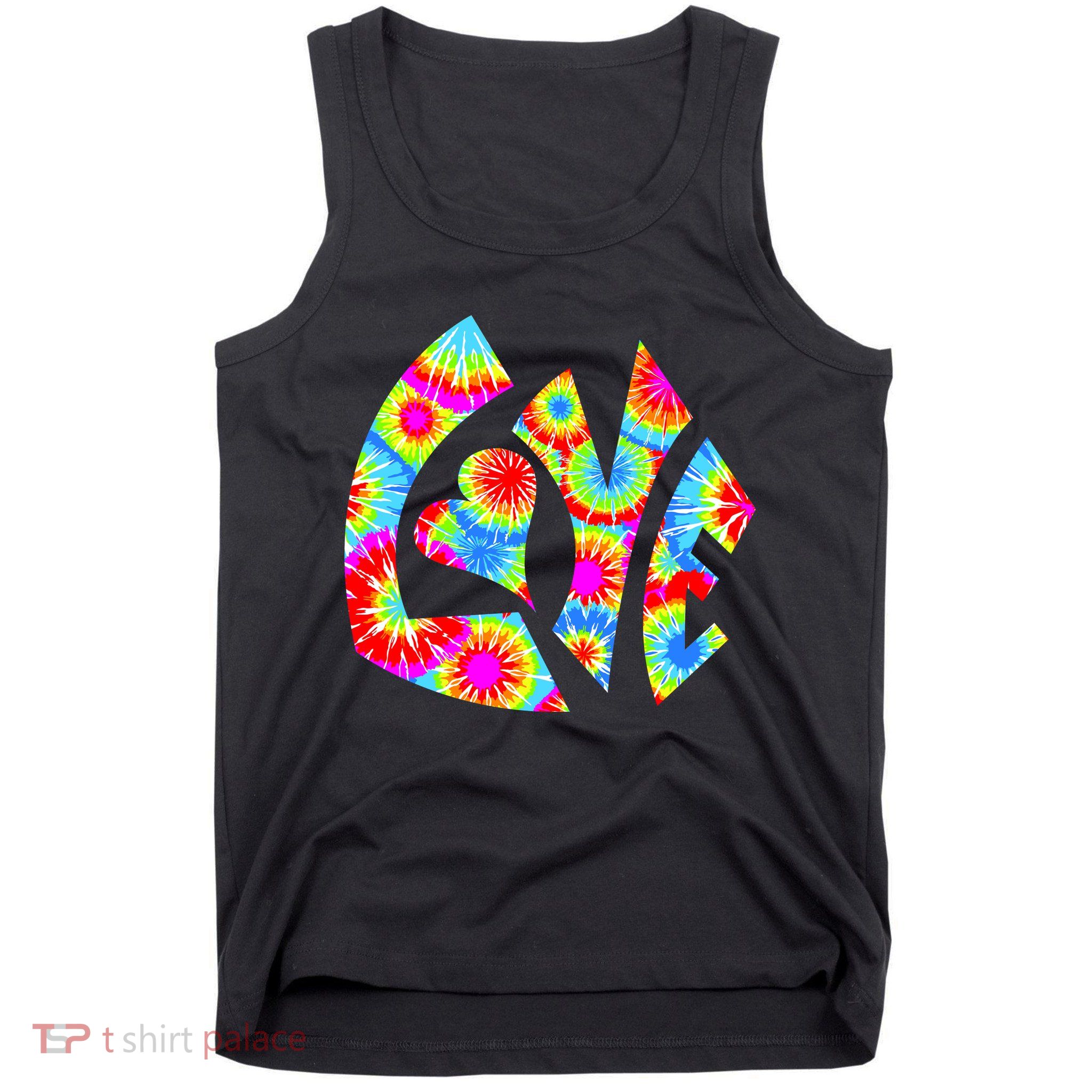 Tie Dyed Love Sign Logo Tank Top