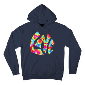 Tie Dyed Love Sign Logo Hoodie