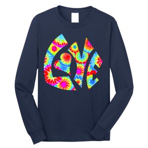 Tie Dyed Love Sign Logo Long Sleeve Shirt