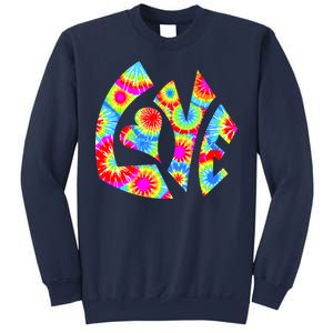 Tie Dyed Love Sign Logo Sweatshirt