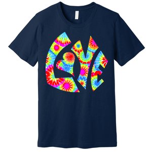 Tie Dyed Love Sign Logo Premium T-Shirt