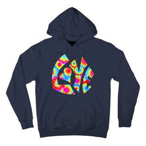 Tie Dyed Love Sign Logo Tall Hoodie