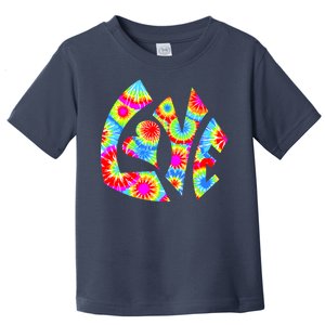 Tie Dyed Love Sign Logo Toddler T-Shirt