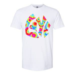 Tie Dyed Love Sign Logo Softstyle CVC T-Shirt