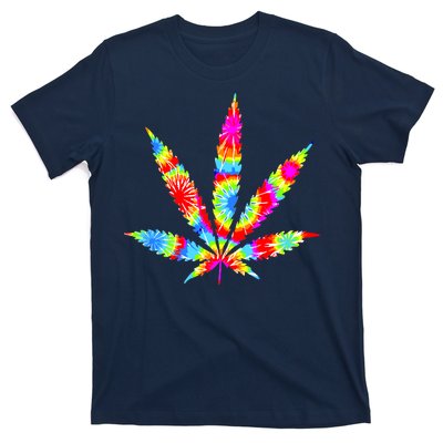 Tie Dyed Weed Symbol T-Shirt