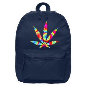 Tie Dyed Weed Symbol 16 in Basic Backpack