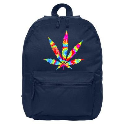 Tie Dyed Weed Symbol 16 in Basic Backpack