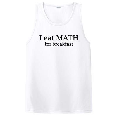 Teachers I Eat Math For Breakfast PosiCharge Competitor Tank