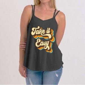 Take It Easy Retro 70s Disco Party Costume Women's Strappy Tank