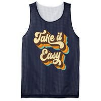 Take It Easy Retro 70s Disco Party Costume Mesh Reversible Basketball Jersey Tank