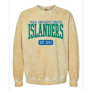 Texas Islanders Est. Date Colorblast Crewneck Sweatshirt