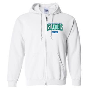 Texas Islanders Est. Date Full Zip Hoodie