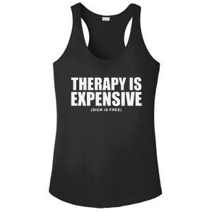 Therapy Is Expensive Ladies PosiCharge Competitor Racerback Tank