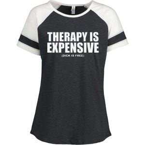 Therapy Is Expensive Enza Ladies Jersey Colorblock Tee