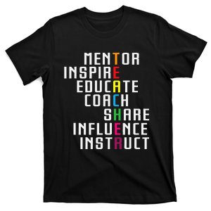 Teacher Inspirational Educator Favorite School Teacher T-Shirt