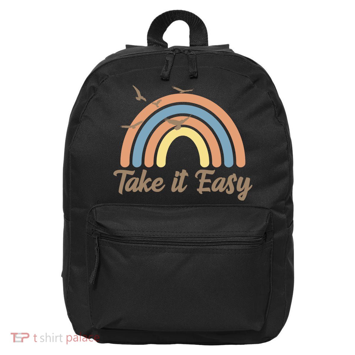 Take It Easy Rainbow Mental Health 16 in Basic Backpack