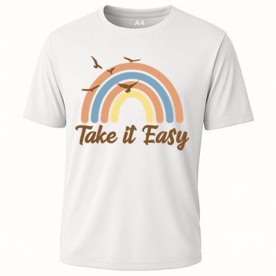 Take It Easy Rainbow Mental Health Performance Shirt