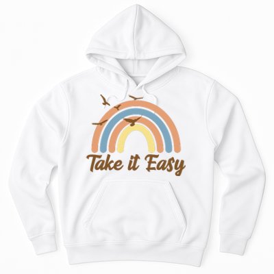 Take It Easy Rainbow Mental Health Hoodie