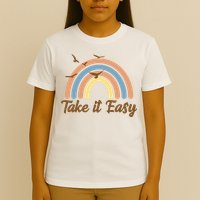 Take It Easy Rainbow Mental Health T-Shirt