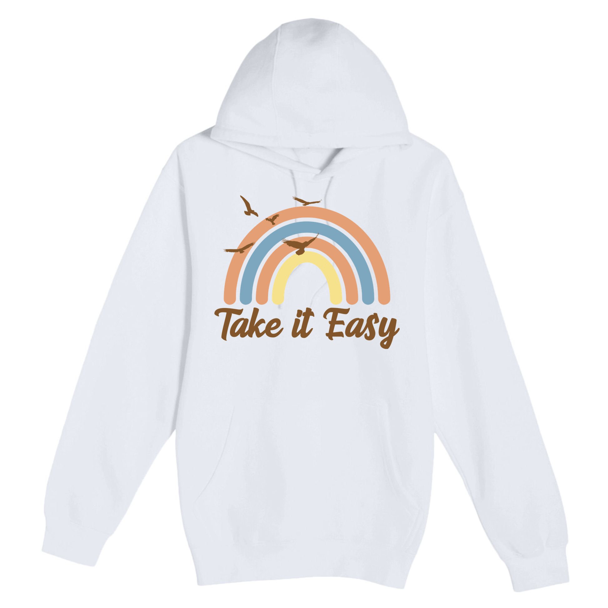 Take It Easy Rainbow Mental Health Premium Pullover Hoodie